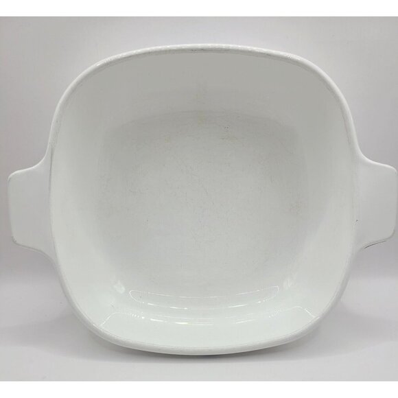 Corning Ware 1 Quart Blue Cornflower Casserole (P-1-B) Square No Lid Vintage - Picture 4 of 10